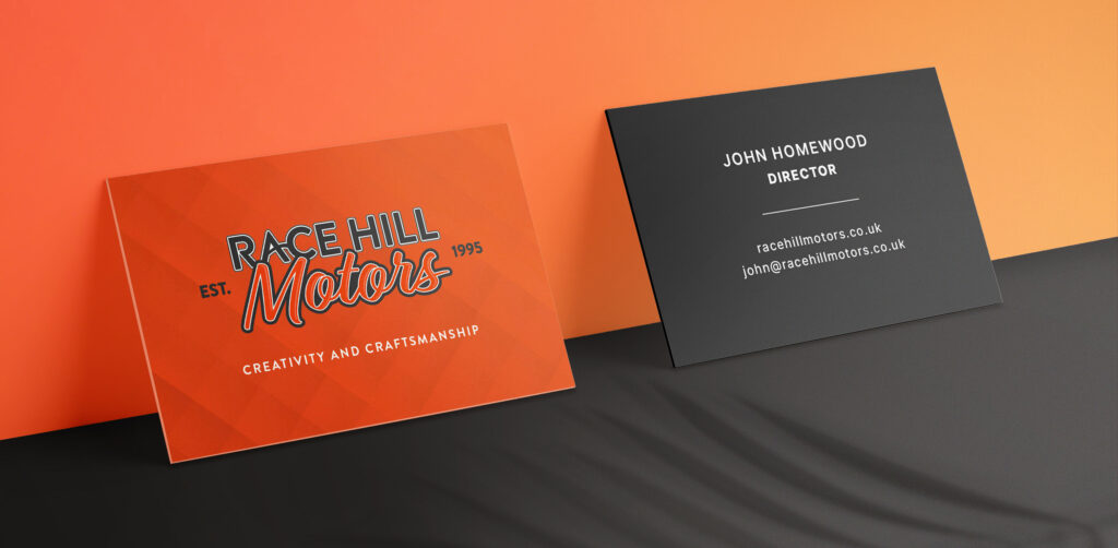 Race Hill Motors Business Cards