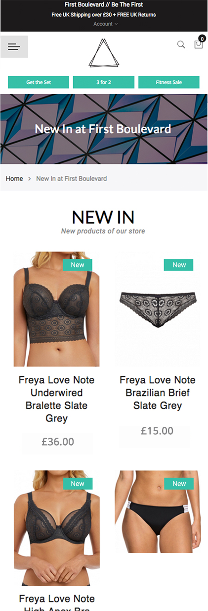 First Boulevard Mobile Website